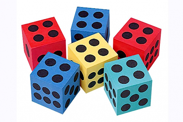 Large Foam Dice